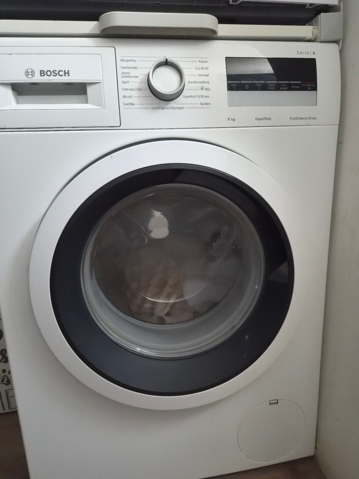 Bosch wasmachine serie 4, Ophalen, Gebruikt, Energieklasse A of zuiniger, Voorlader