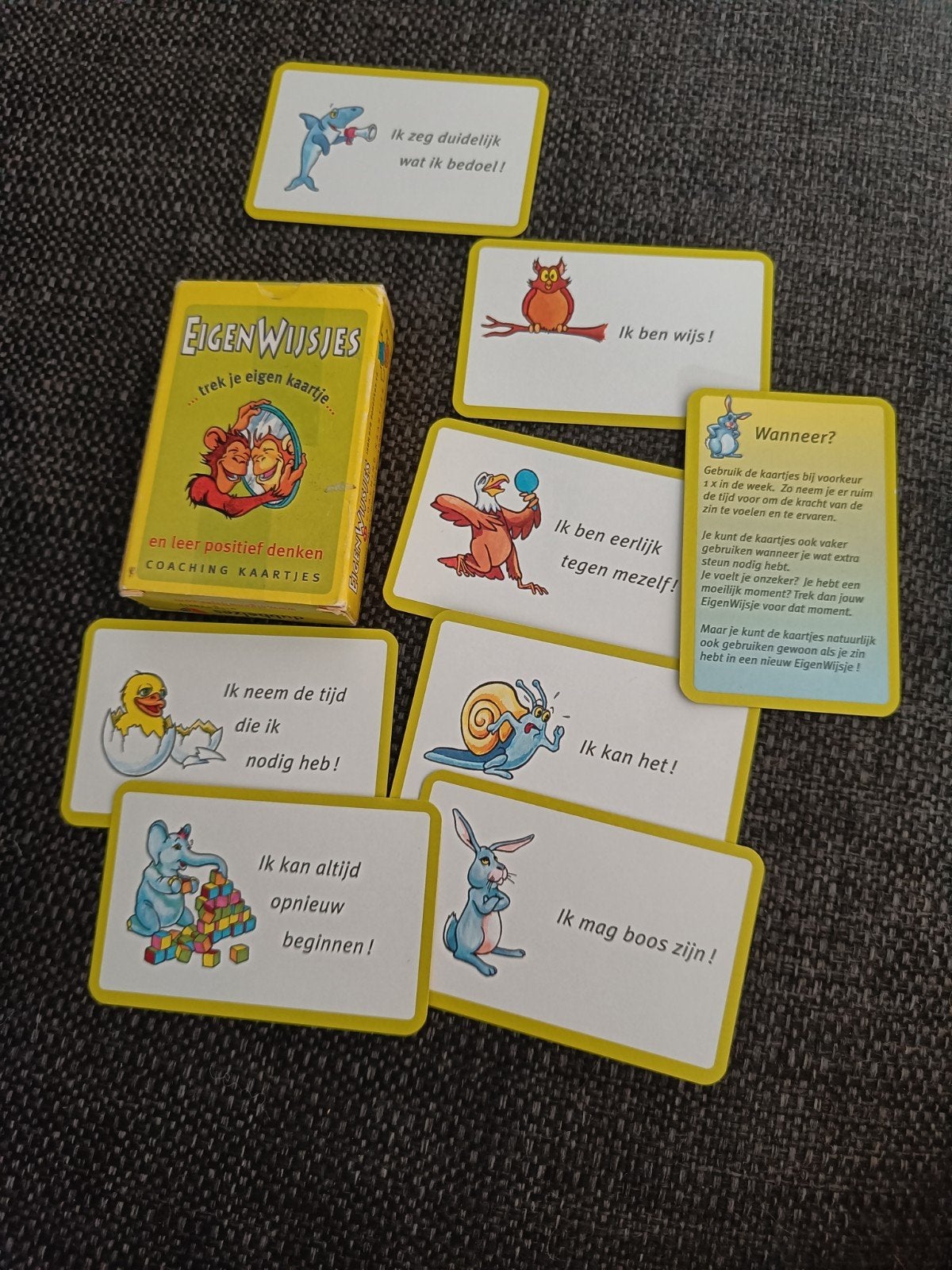 EigenWijsjes Coaching Kaartjes - Ontdek je innerlijke kracht, Een of twee spelers, Ophalen of Verzenden, Gebruikt, Onbekend