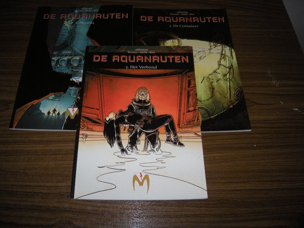 Aquanauten 3 delen SC, Complete serie of reeks, Ophalen of Verzenden, Zo goed als nieuw