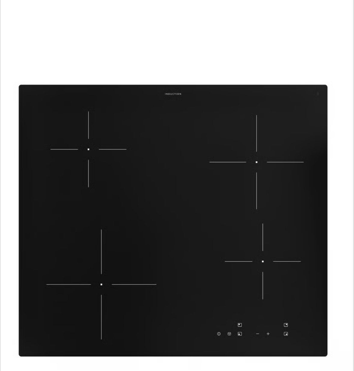 IKEA Inductiekookplaat 4 zones - Zo goed als nieuw, Witgoed en Apparatuur, Zo goed als nieuw, Inductie, Vrijstaand, 4 kookzones