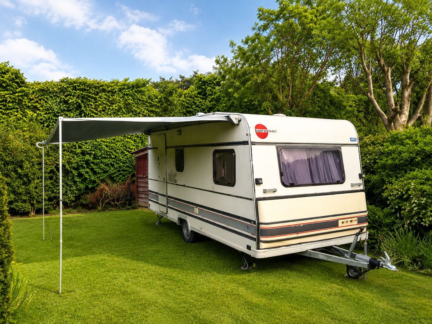 Caravan burstner, Caravans en Kamperen, Omvormbare zithoek, Treinzit, Particulier, Bürstner