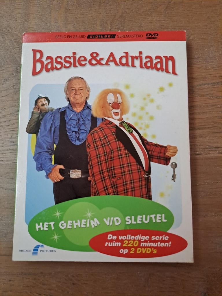 2dvd, Bassie en Adriaan - Het Geheim van de Sleutel, Avontuur, Gebruikt, Alle leeftijden, Boxset