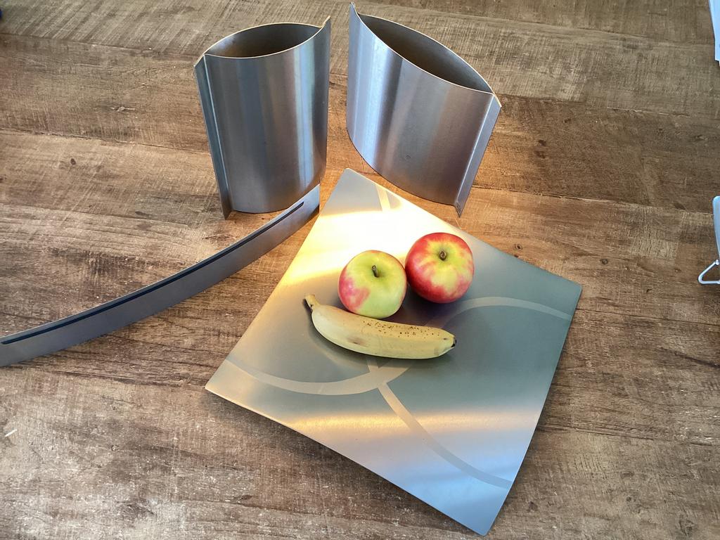 Stalen vazen, fruitschaal, fotostandaard, Ophalen, Overige materialen, Gebruikt, Overige kleuren