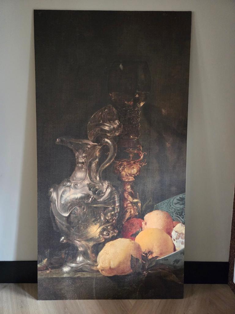 Wandplaat schilderij groot, Ophalen, Zo goed als nieuw, Schilderij, 100 tot 125 cm