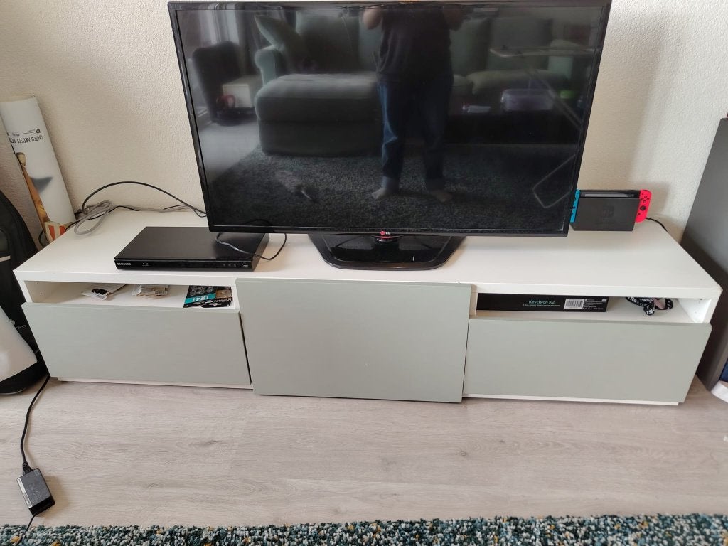 IKEA TV stand, Ophalen, Gebruikt, 150 tot 200 cm, Minder dan 100 cm