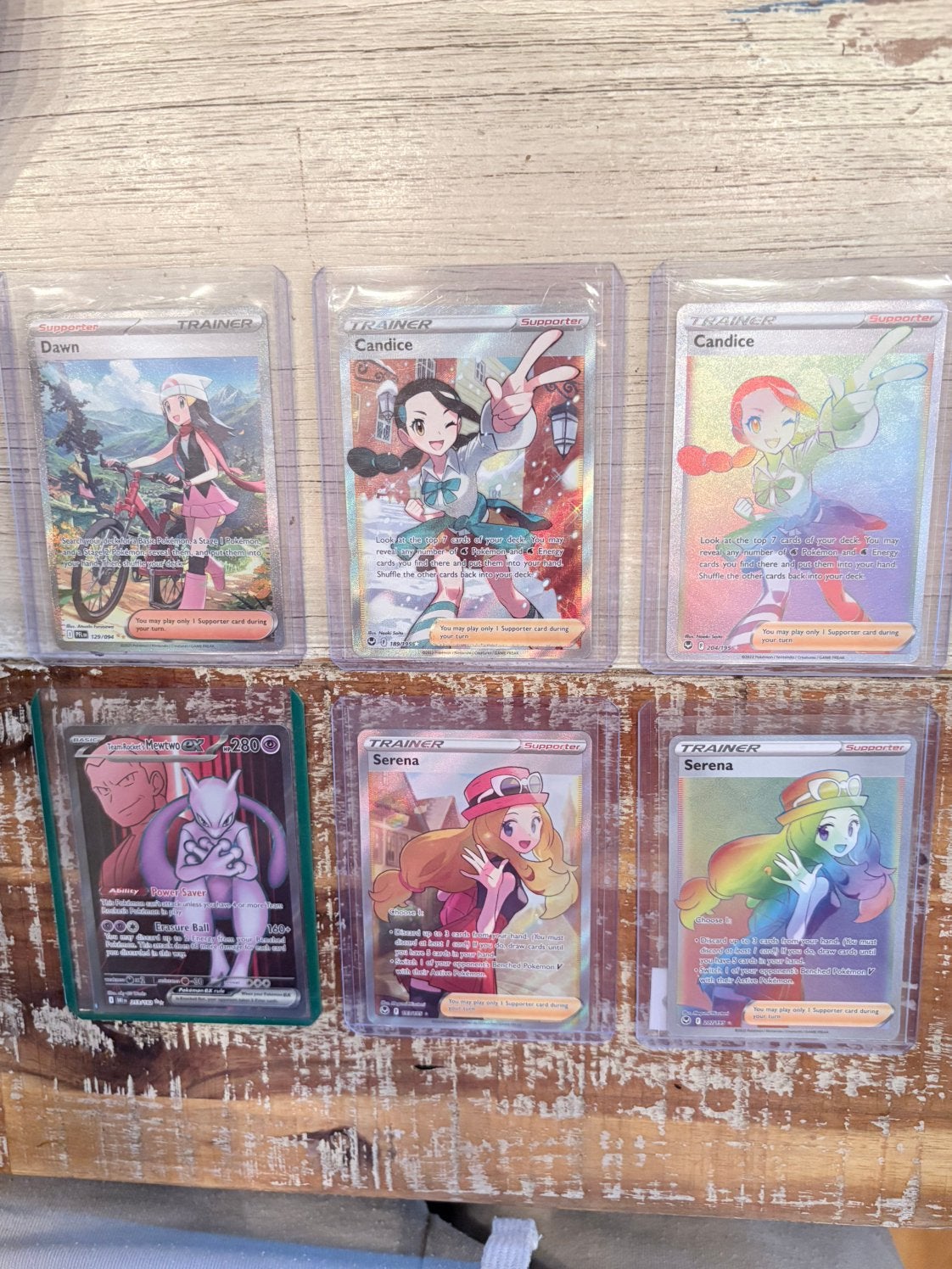 Lotje Pokemon Kaarten, Ophalen, Zo goed als nieuw, Meerdere kaarten, Foil