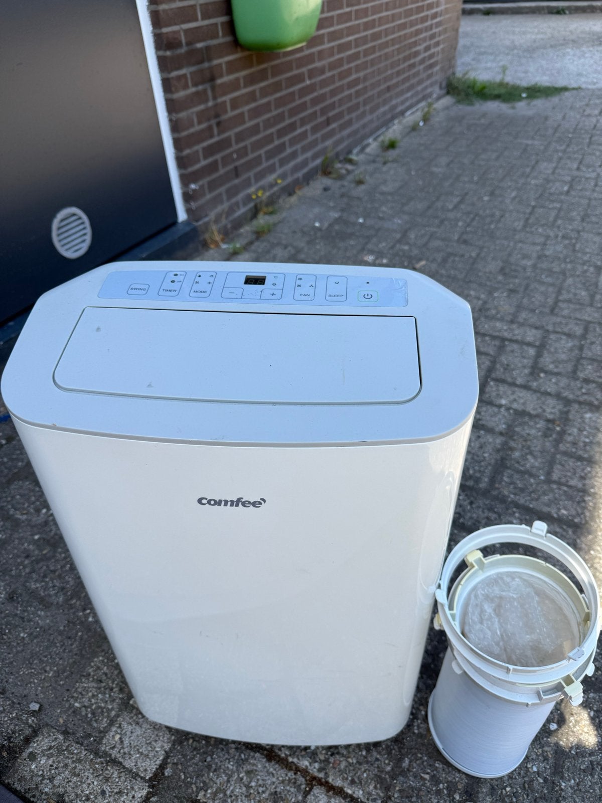 Mobiele airconditioner met koelvermogen van 9000 BTU, Ophalen, Gebruikt, Timer, 3 snelheden of meer