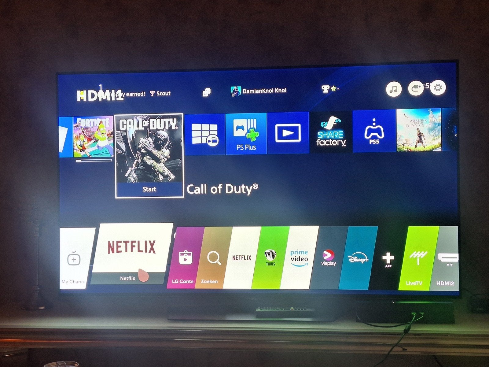 te koop LG tv 55 inch Oled werk uitstekend, 120 Hz, Ophalen of Verzenden, Zo goed als nieuw, 100 cm of meer