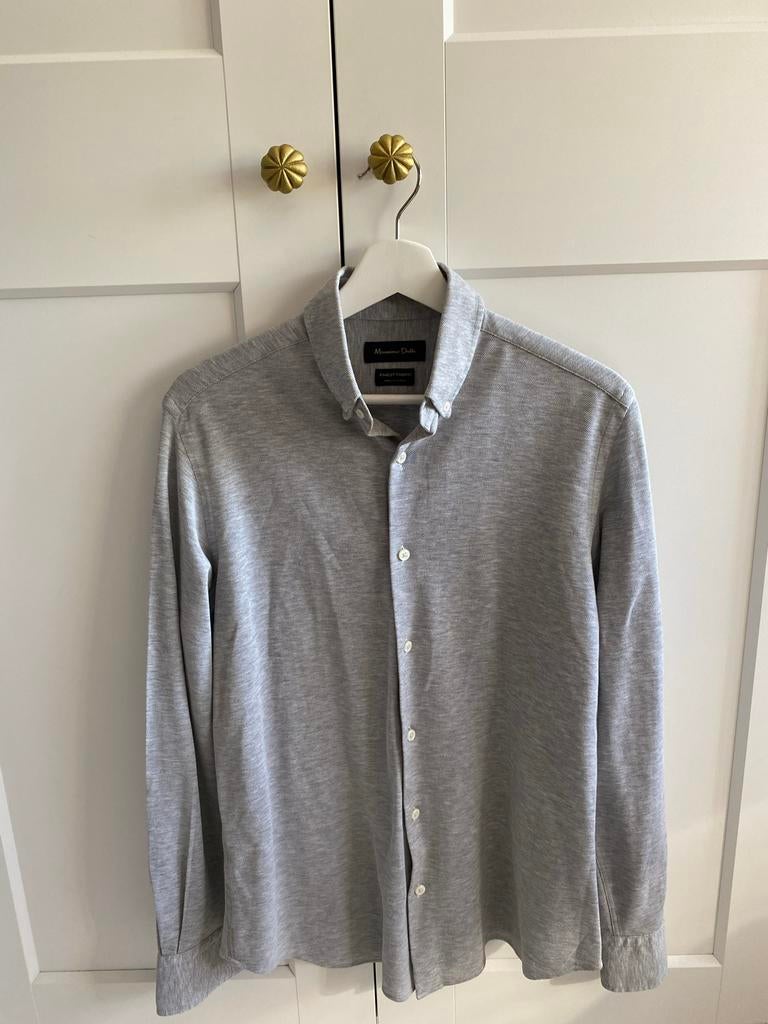 Massimo Dutti Blouse S, Ophalen of Verzenden, Zo goed als nieuw, Grijs