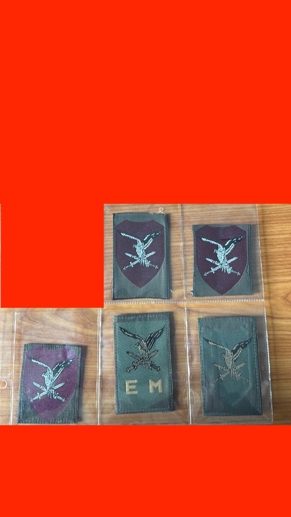 diverse mouwemblemen LMB, Verzenden, Landmacht, Nederland, Embleem of Badge