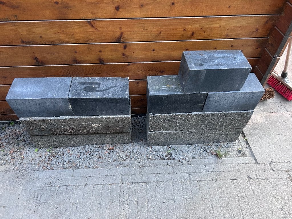Stapelblokken, Ophalen, Zo goed als nieuw, Border, Beton
