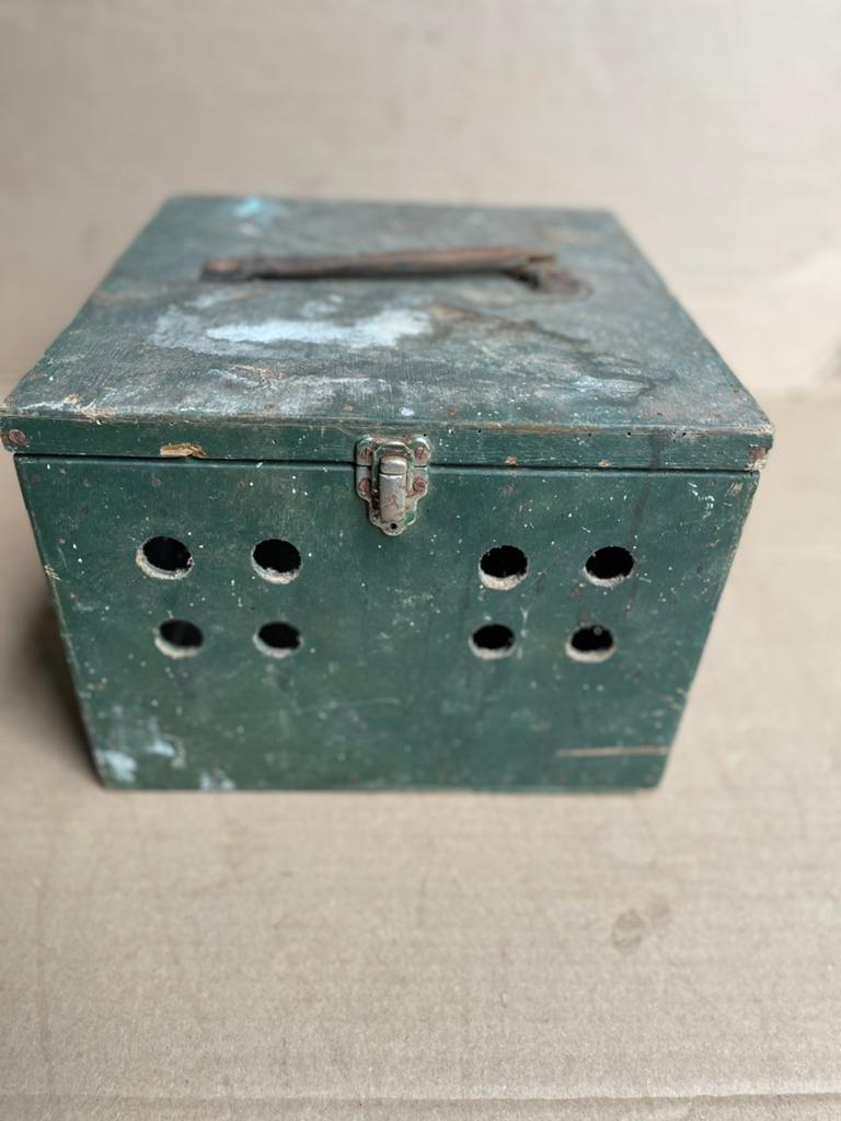 Oldschool KOFFER voor vervoer van duiven in de duivensport, Dieren en Toebehoren, Vogels | Duiven, Postduif