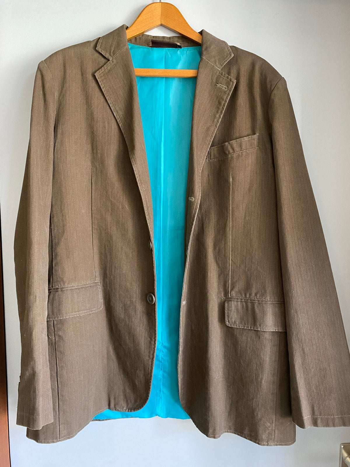 Casual Wear For Comfort Corduroy Colbert Maat 52, Ophalen of Verzenden, Gedragen, Maat 52/54 (L), Bruin