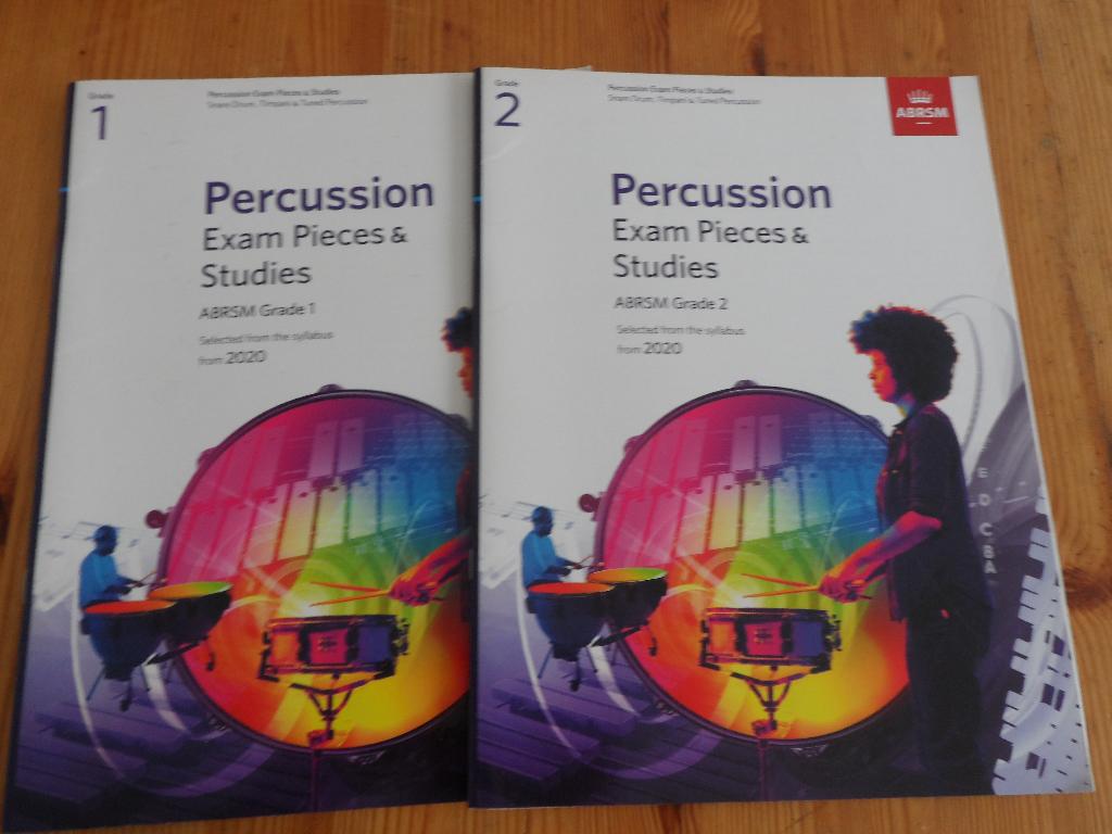 Percussion exam pieces & studies 1 en 2, Muziek en Instrumenten, Bladmuziek, Ophalen of Verzenden, Zo goed als nieuw, Les of Cursus