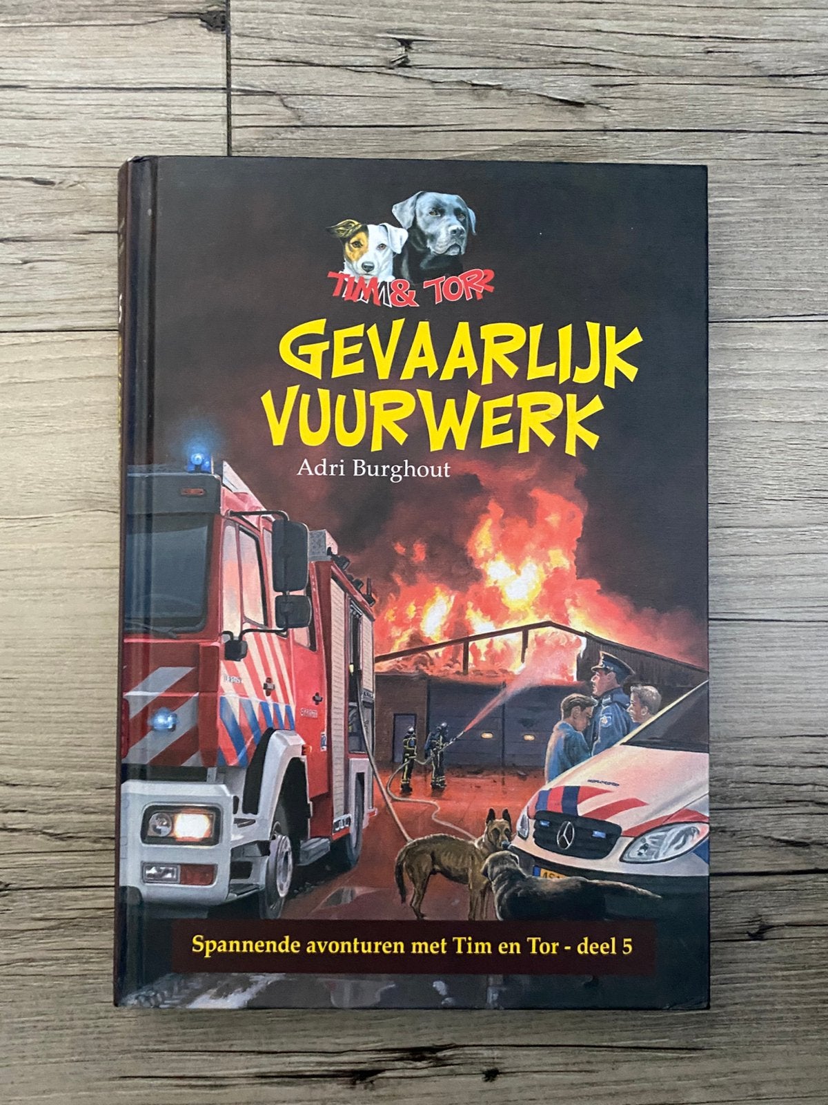 Gevaarlijk vuurwerk - Adri Burghout, Boeken, Ophalen, Zo goed als nieuw, Fictie