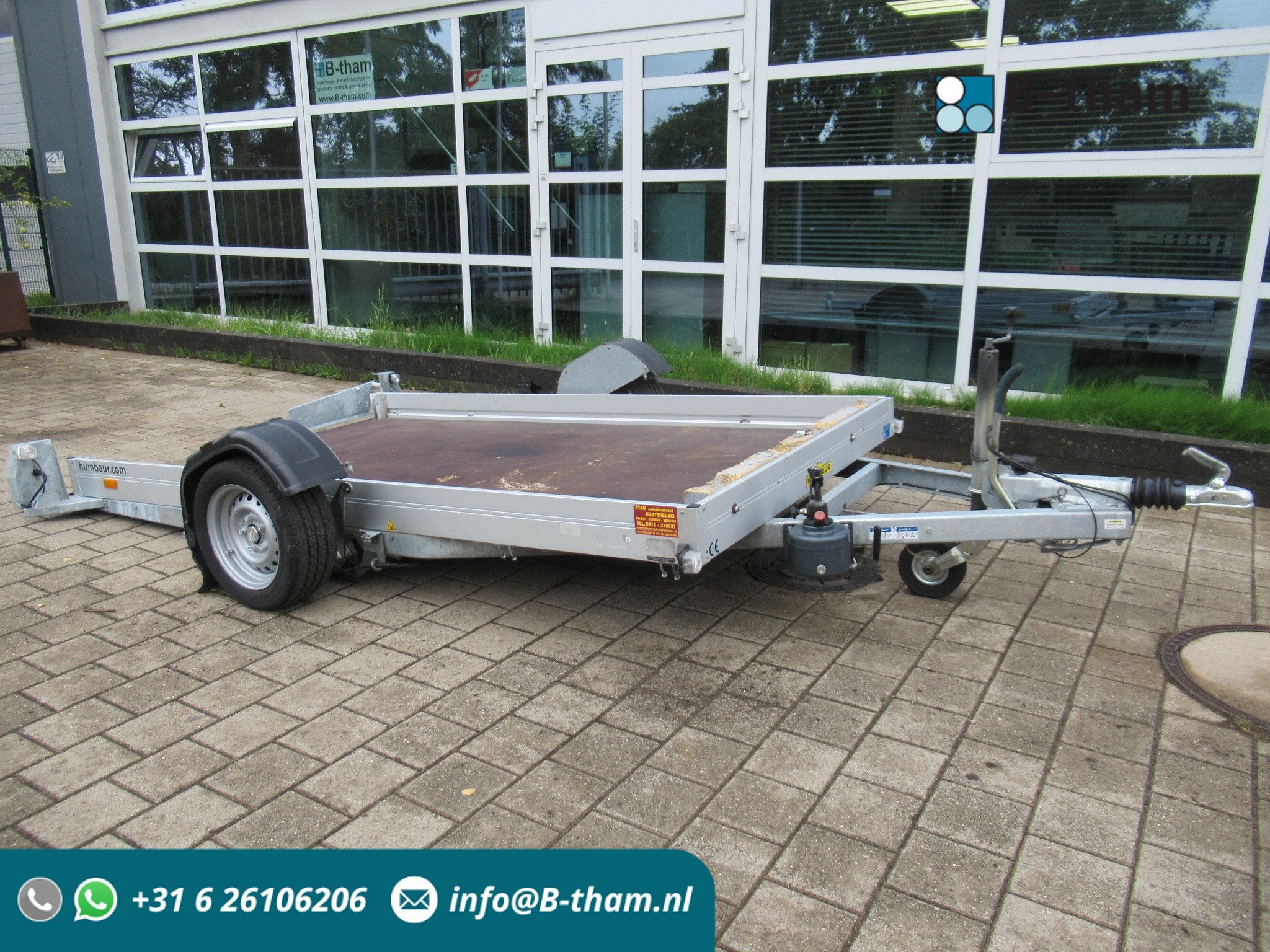 Humbaur HKT 153117 S 1.500KG Machine Oprij Kipper (bj 2017), Gebruikt