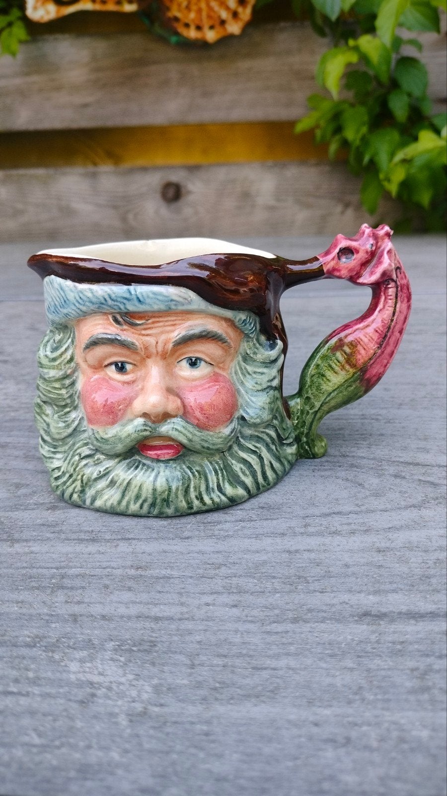Vintage Staffordshire King Neptune Toby Jug / Mok, Ophalen of Verzenden