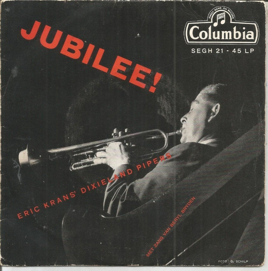 Eric Krans' Dixieland Pipers  Zang Beryl Bryden – Jubilee!, Gebruikt, 7 inch, Jazz, Fotohoes