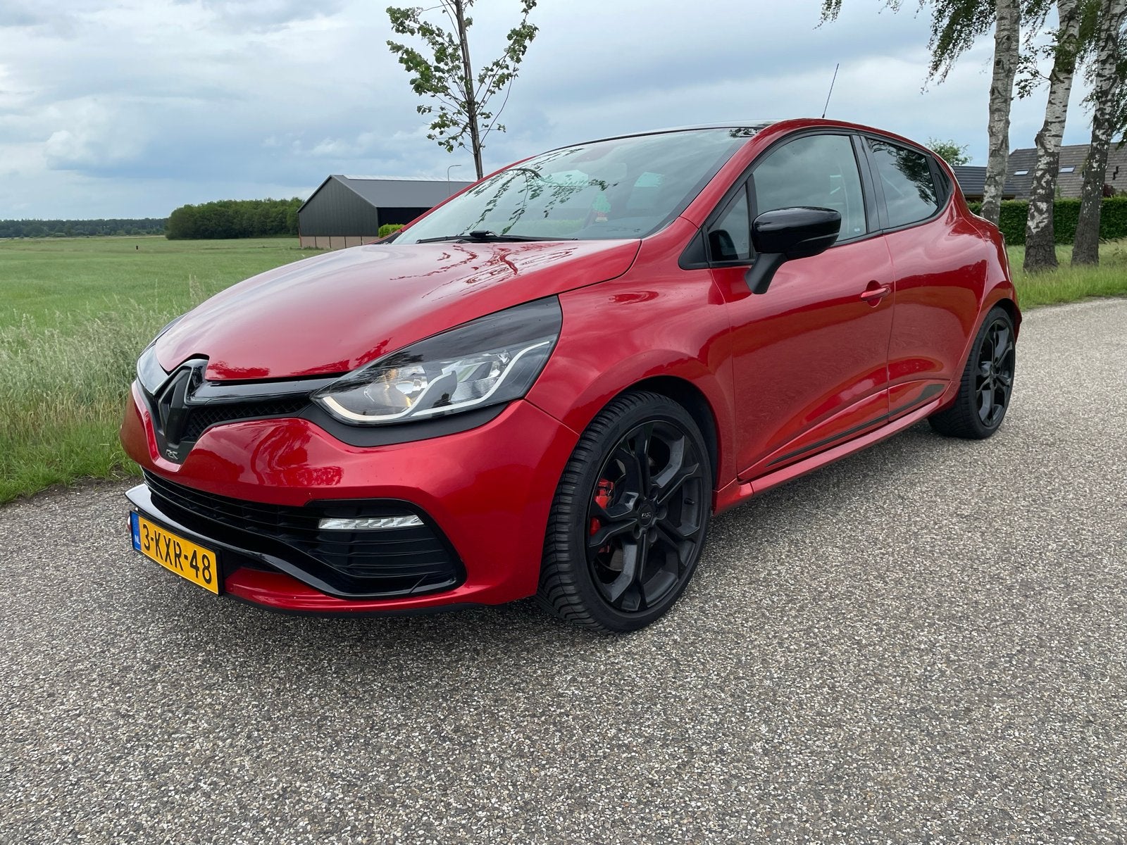Renault Clio 1.6 RS Turbo 147KW 5-DRS AUT 2013 Rood, Auto's, 1618 cc, 4 cilinders, Origineel Nederlands, Particulier