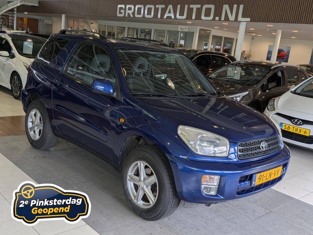 Toyota RAV4 1.8-16V VVT-i Luna Trekhaak, Stuurbekrachtiging, Auto's, Toyota, Voorwielaandrijving, Gebruikt, 4 cilinders, Blauw