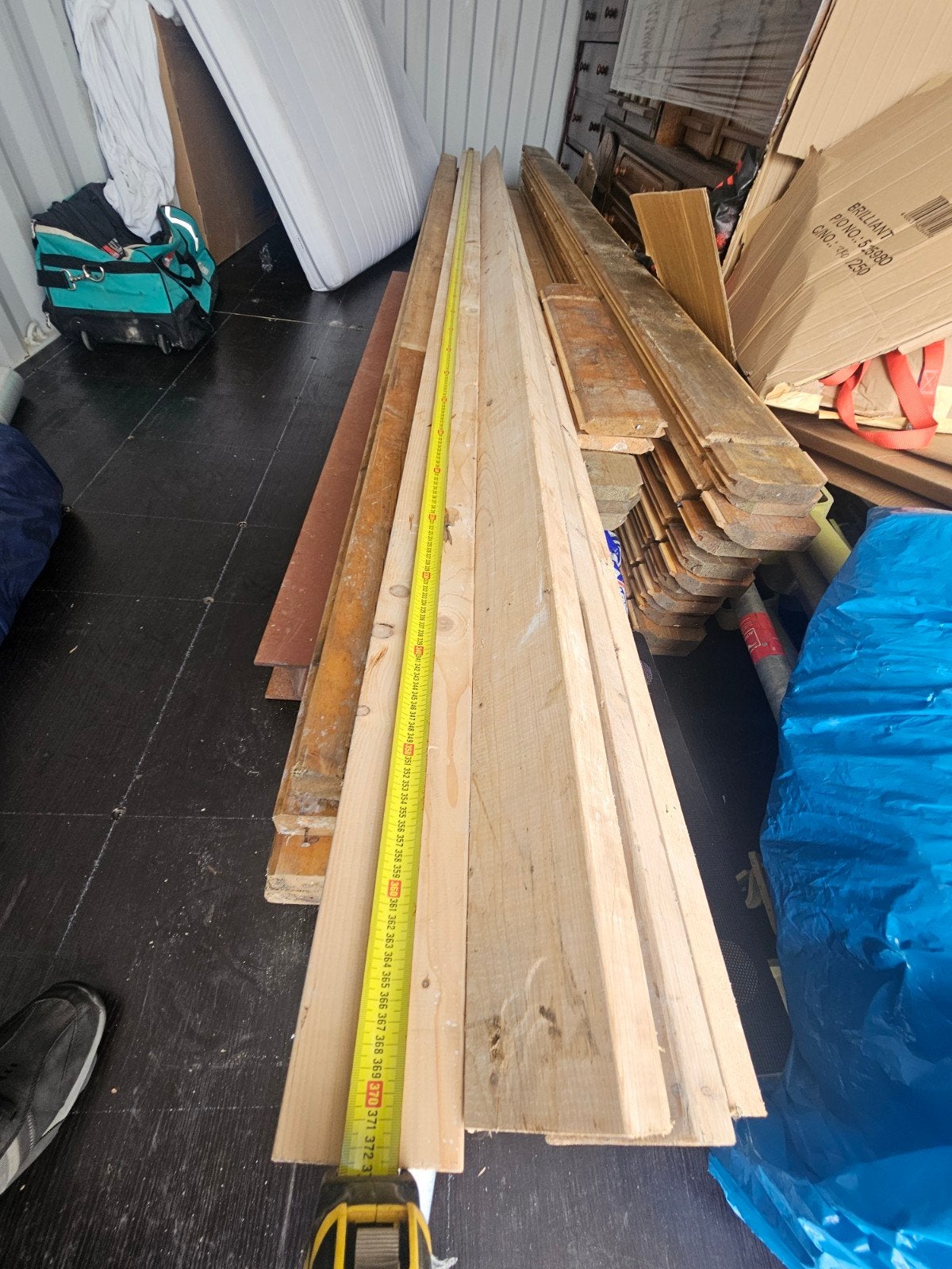Diverse houten planken en balken van tuinpaviljoen, Doe-het-zelf en Verbouw, Hout en Planken, Ophalen