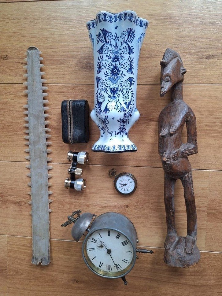 Lot curiosa uit oma's oude doos., Ophalen of Verzenden