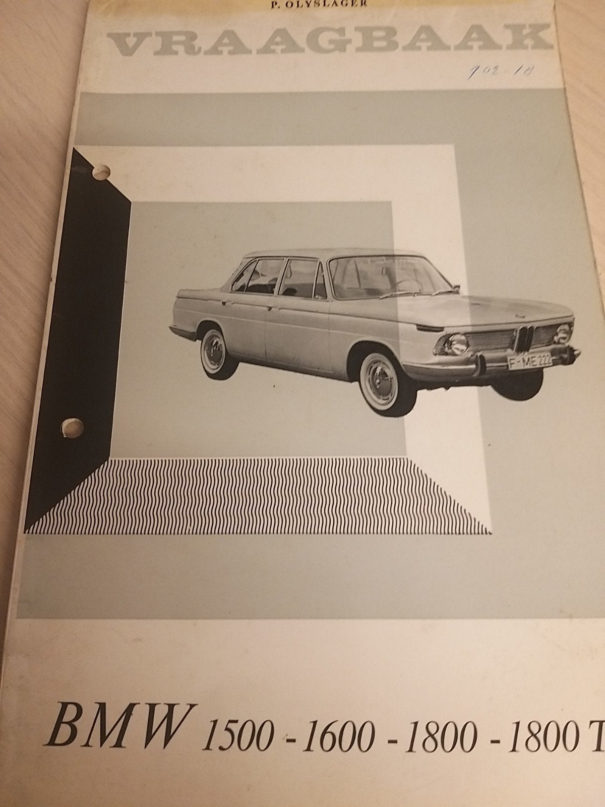 vraagbaak BMW neue klasse 1600 1800-2 serie vanaf 1962 izgst, Auto diversen, Ophalen of Verzenden