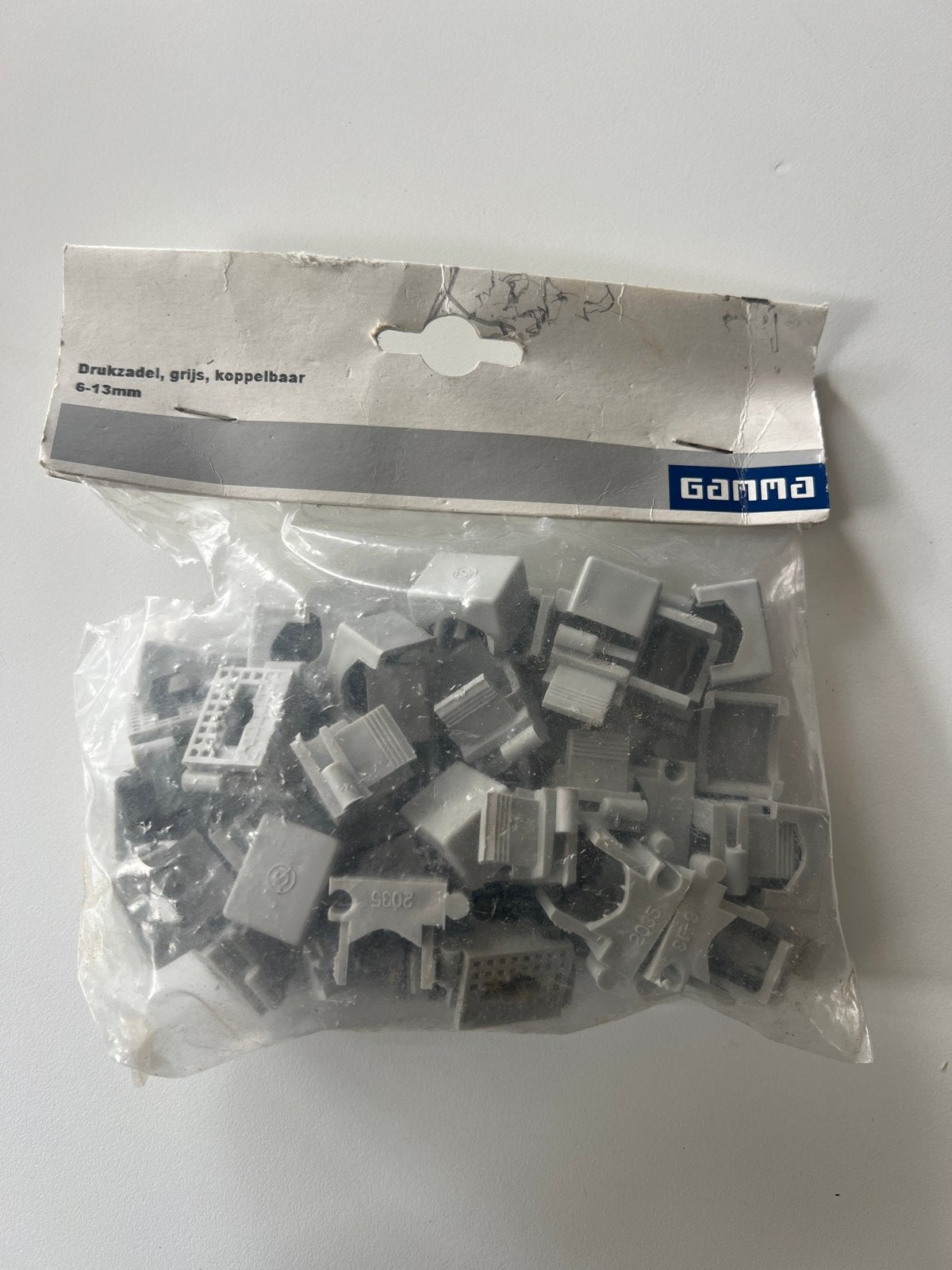 Gamma Drukzadel, grijs, koppelbaar 6-13mm, Ophalen of Verzenden, Nieuw, Gamma, Overige typen