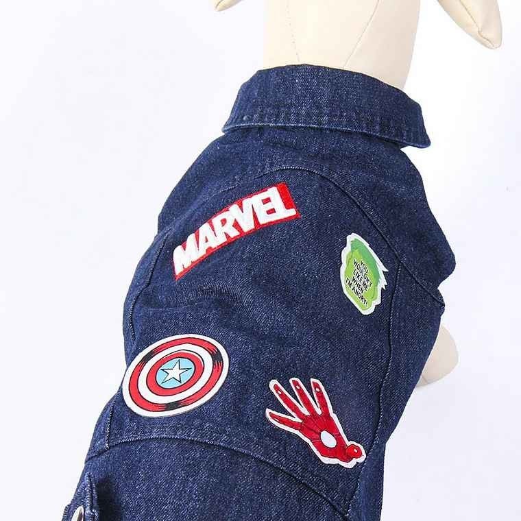 Marvel denimjack voor honden, Dieren en Toebehoren, Hondenkleding, Nieuw, Hondenvest, Ophalen of Verzenden