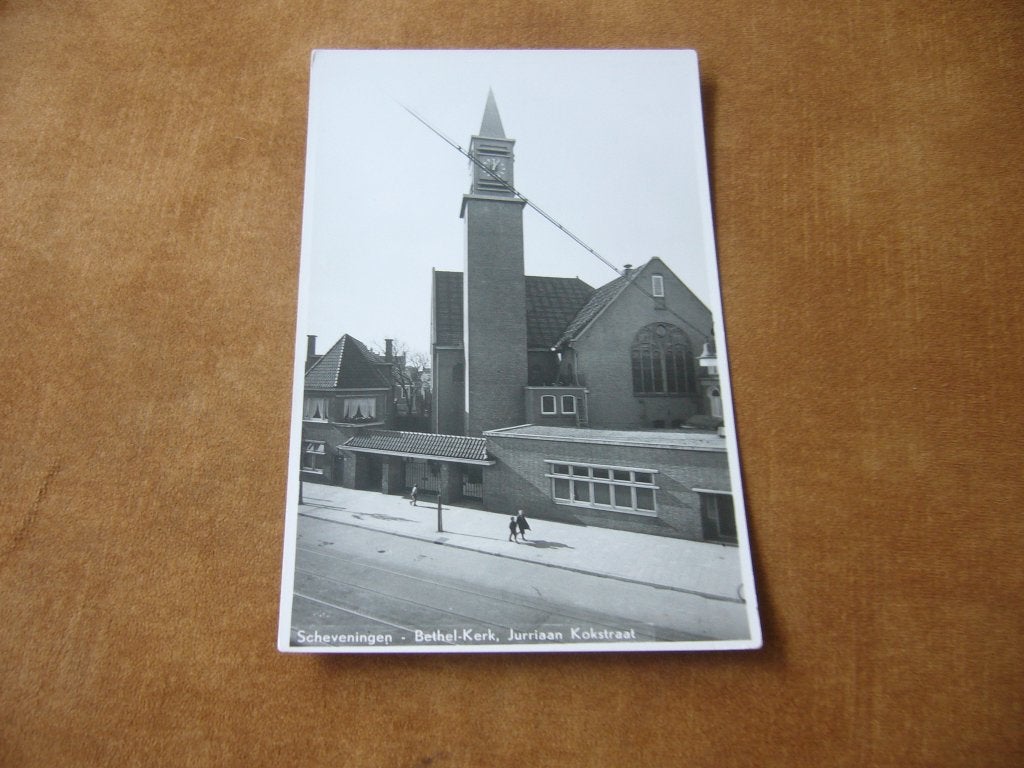 SCHEVENINGEN  =  BETHEL KERK  -  JURRIAAN KOKSTRAAT, Ophalen of Verzenden, 1940 tot 1960, Ongelopen, Zuid-Holland