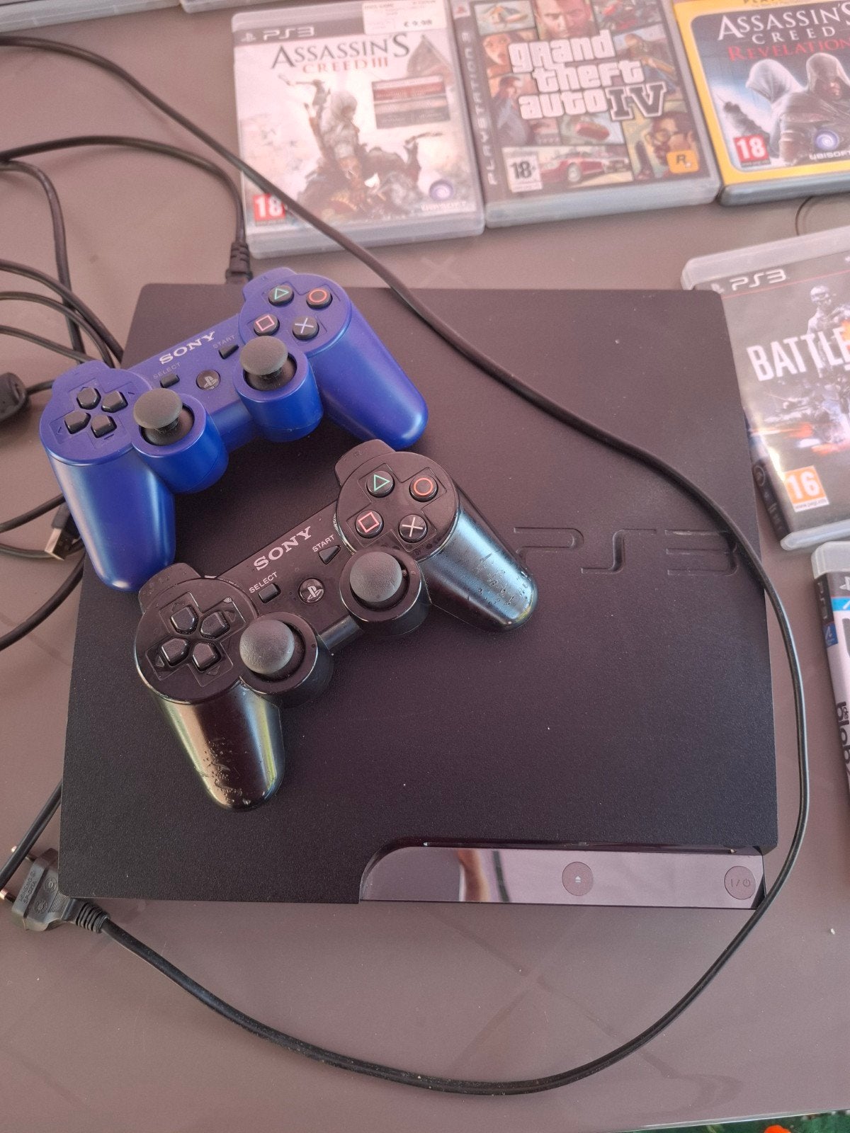 Playstation 3, Ophalen, Met 2 controllers, Slim, Gebruikt