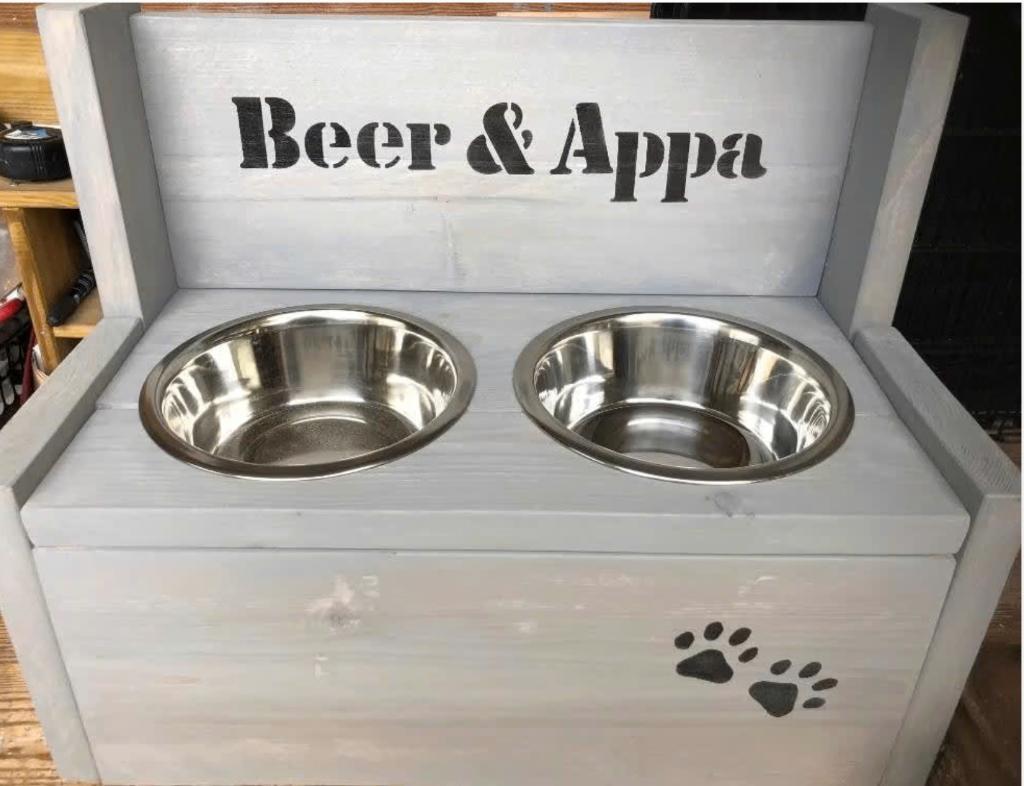 GRATIS NAAM HOND op deze stoere hondenbakken, Ophalen of Verzenden, Nieuw