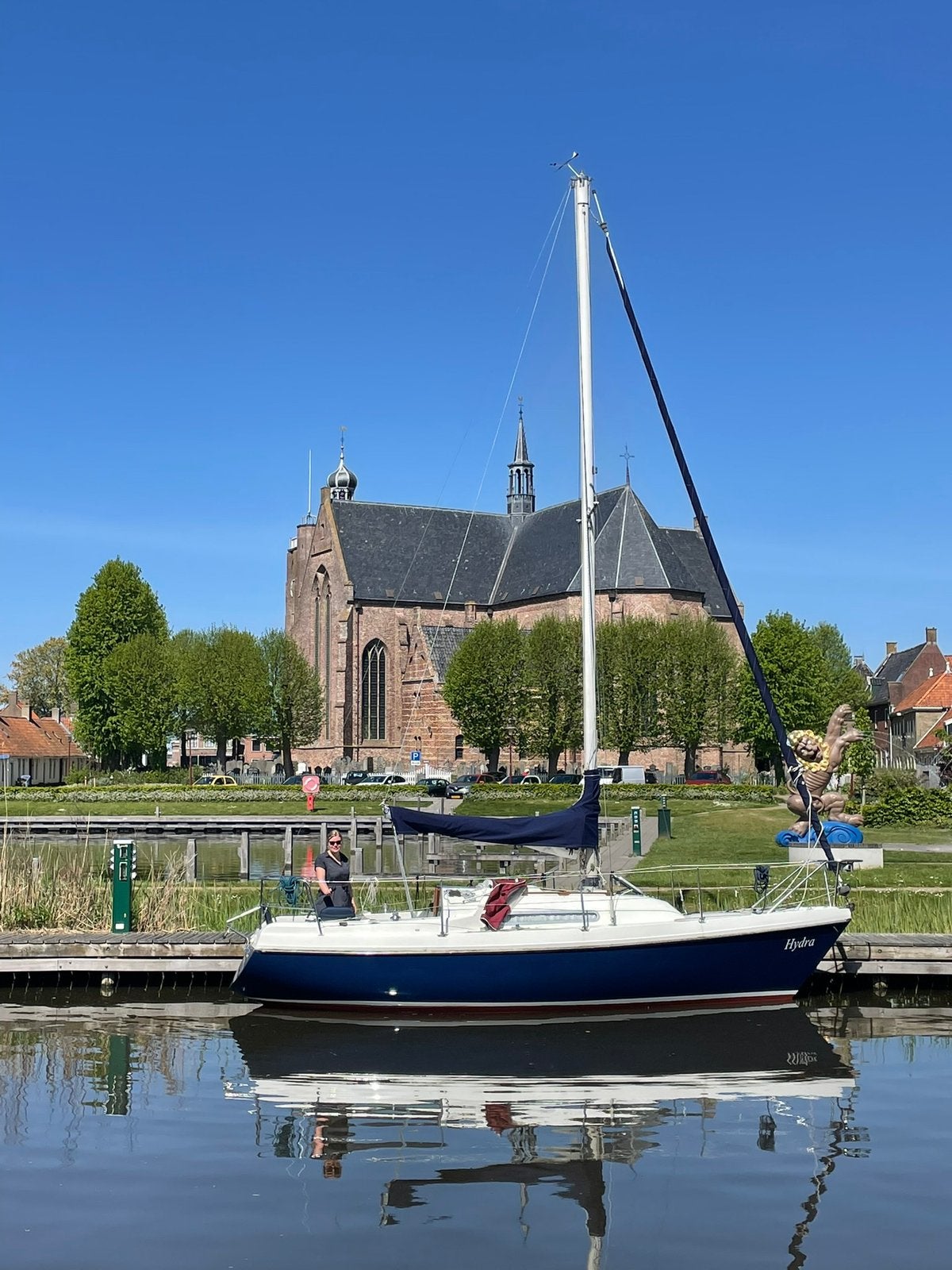 Contest 25 met zgan zeilen, motor met pas 400u MOET ASAP WEG, Watersport en Boten, Diesel, Zo goed als nieuw, 11 pk, 7 m