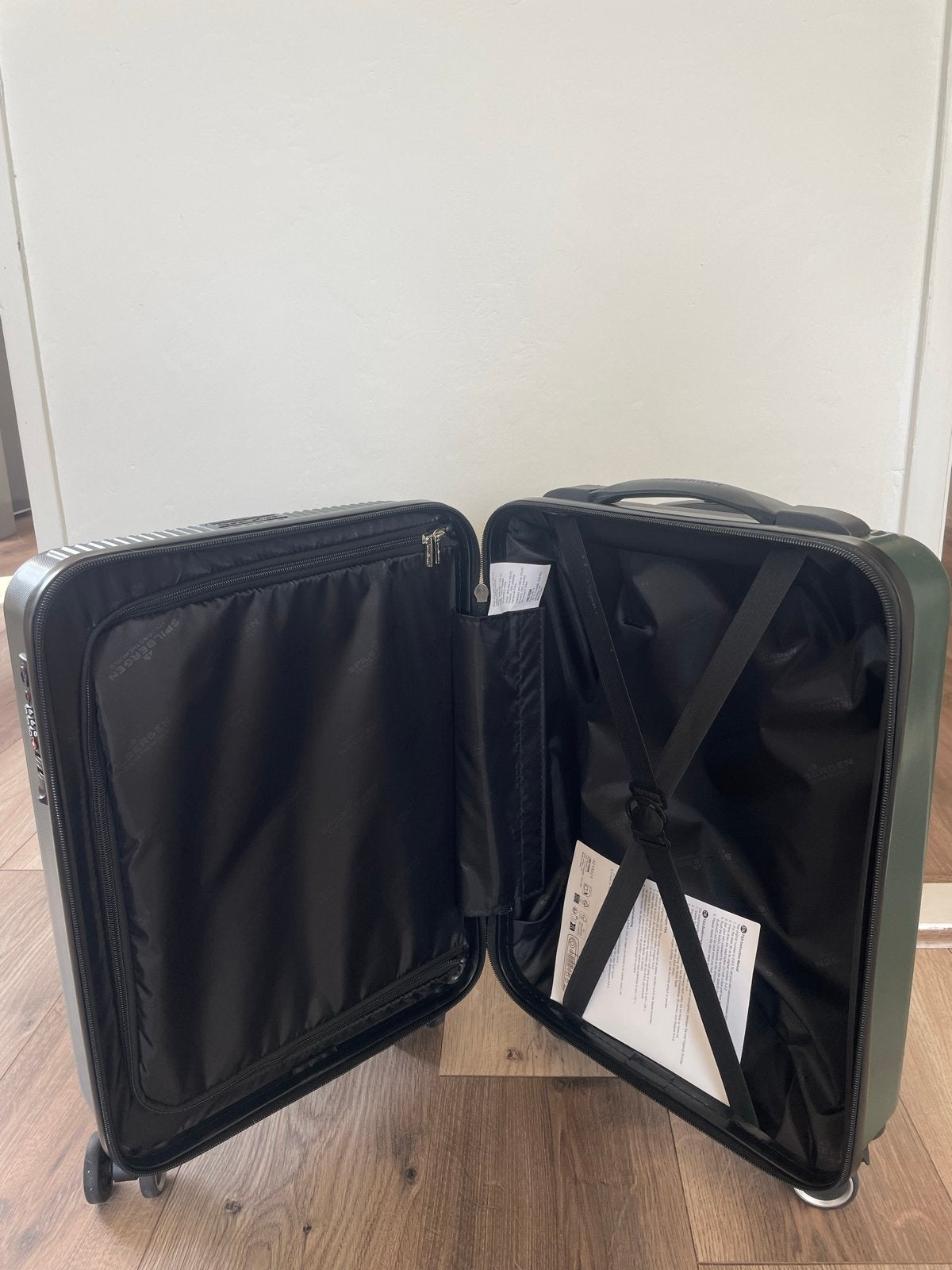 Spilbergen Cabin Trolley - Groen, Ophalen, 40 tot 60 cm, Wieltjes, 20 tot 30 cm