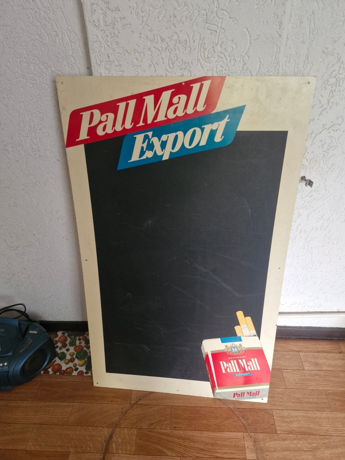 Vintage Pall Mall Export reclamebord - krijtbord, Ophalen of Verzenden