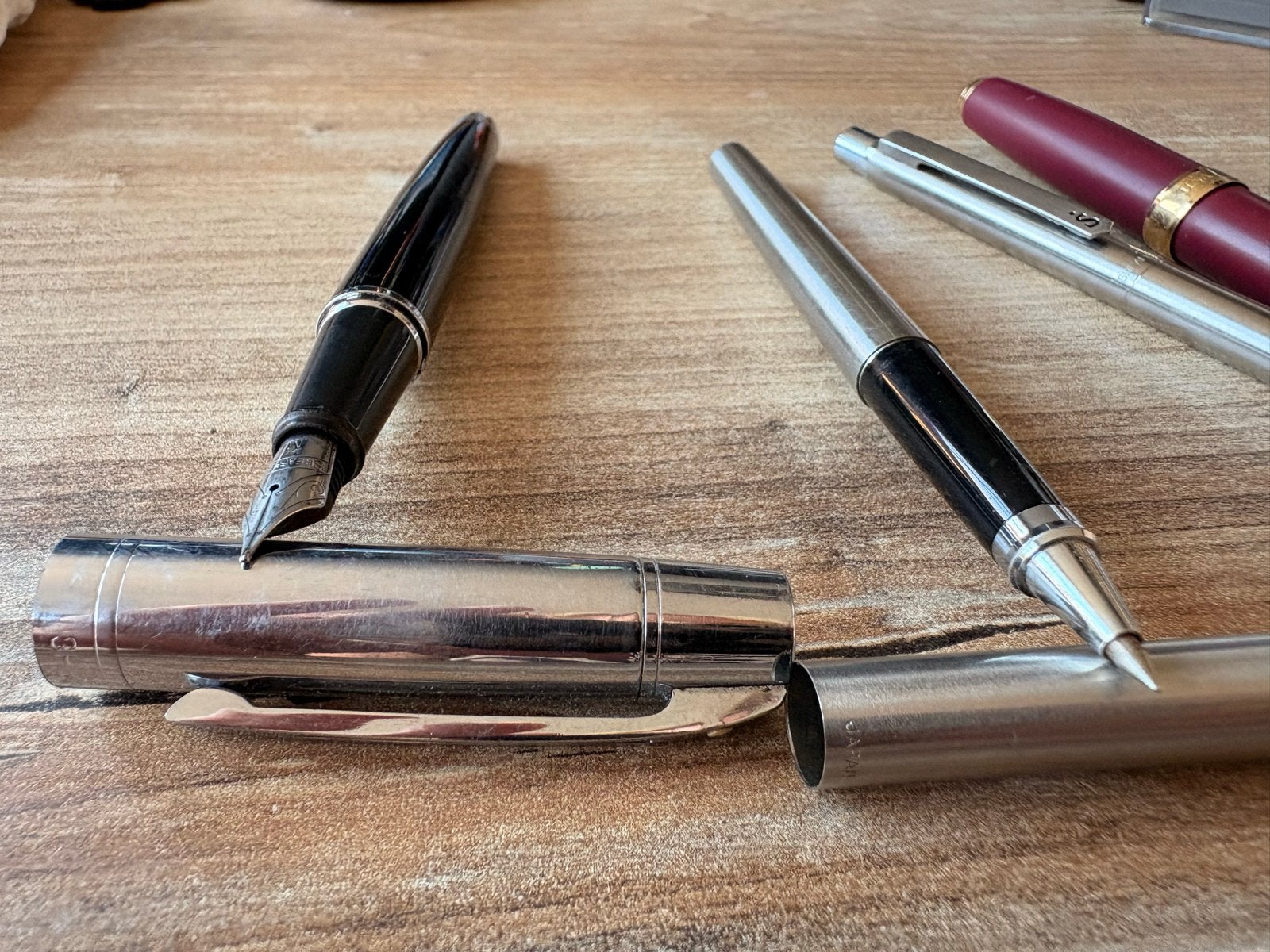 4 verschillende Sheaffer pennen - Pennenset, Ophalen of Verzenden, Gebruikt, Pennenset, Sheaffer