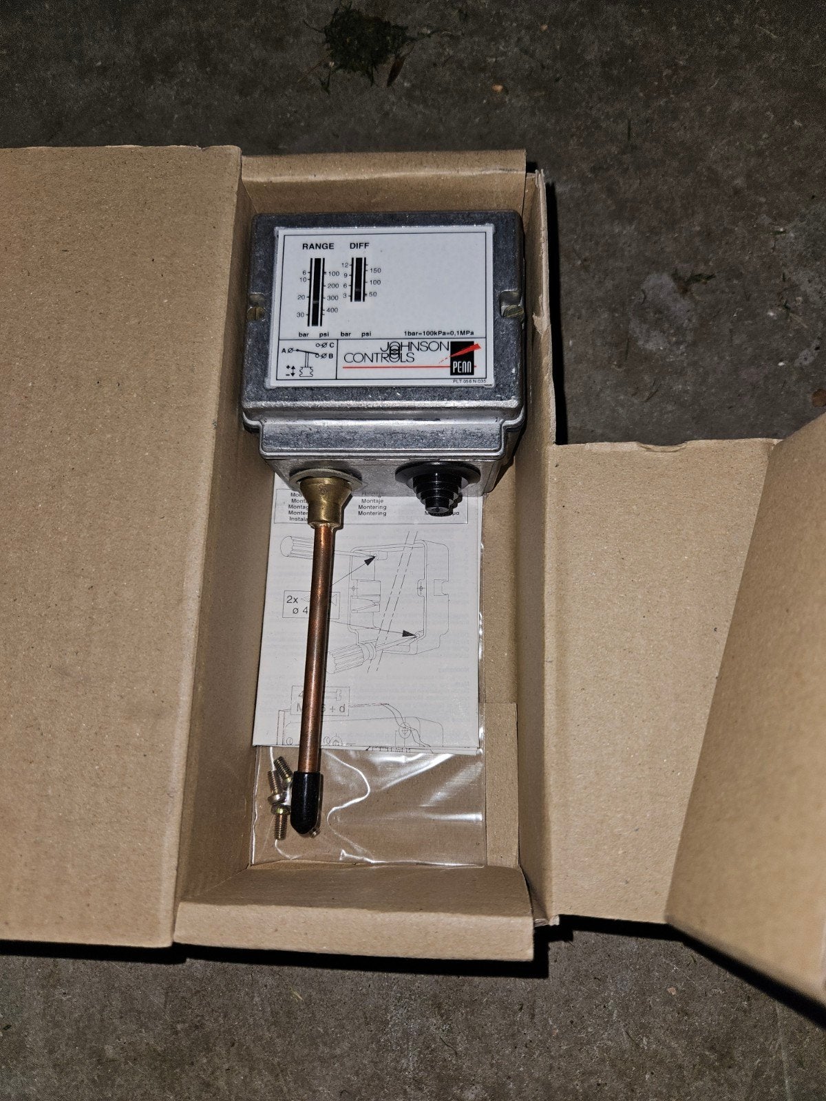 Johnson Controls P77AAW-9850 Drukverschilschakelaar, Ophalen of Verzenden