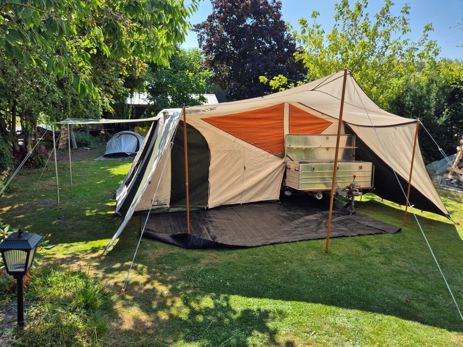 Holtkamper Cocoon XL - Pack & Go met kindertent - per direct, Caravans en Kamperen, Vouwwagens, Ophalen, Meerkleurig, Aanwezig