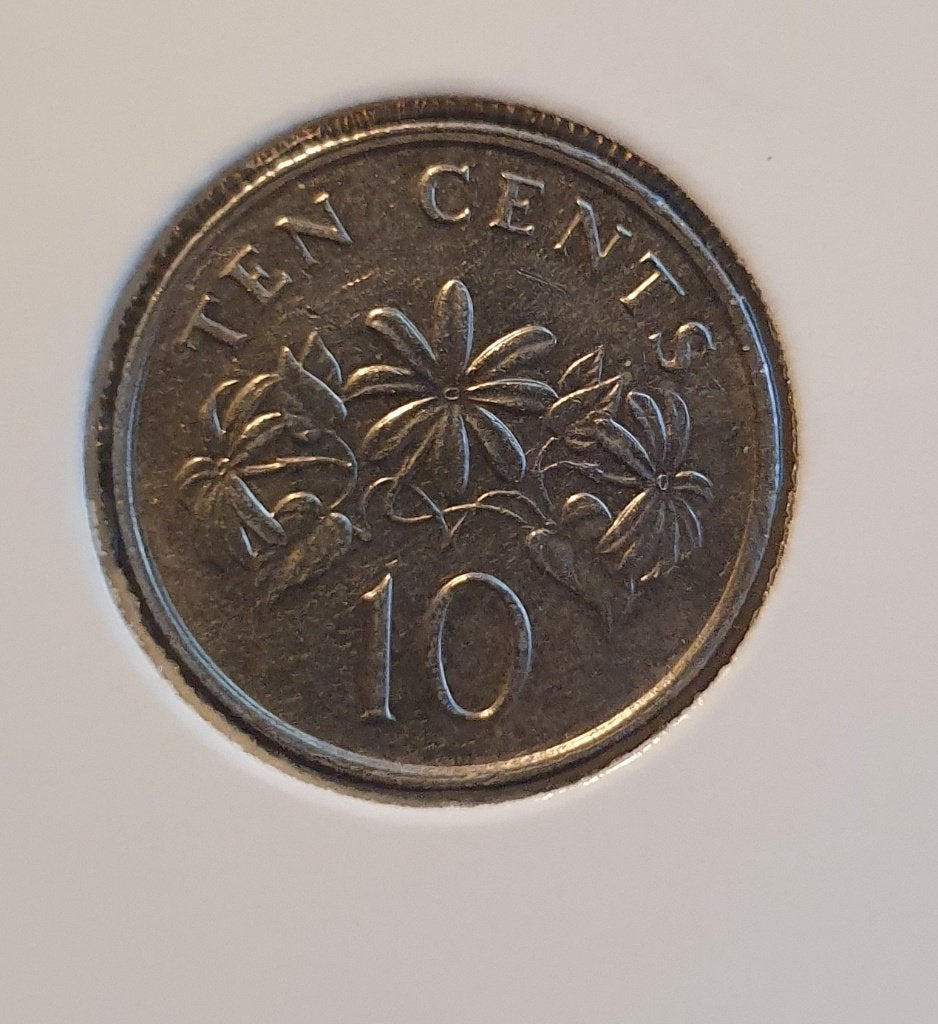 Singapore - 10 Cents 1989, Ophalen of Verzenden, Zuidoost-Azië