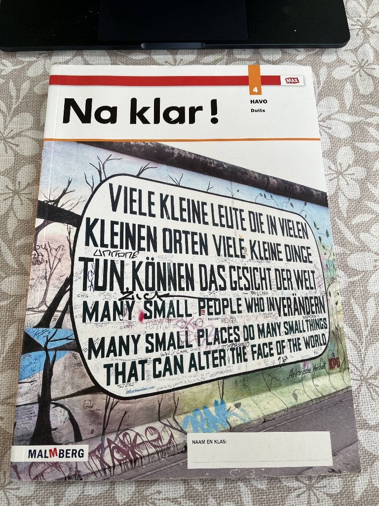 Na Klar! havo 4 Duits, Boeken, Duits, Malmberg, Ophalen of Verzenden, HAVO