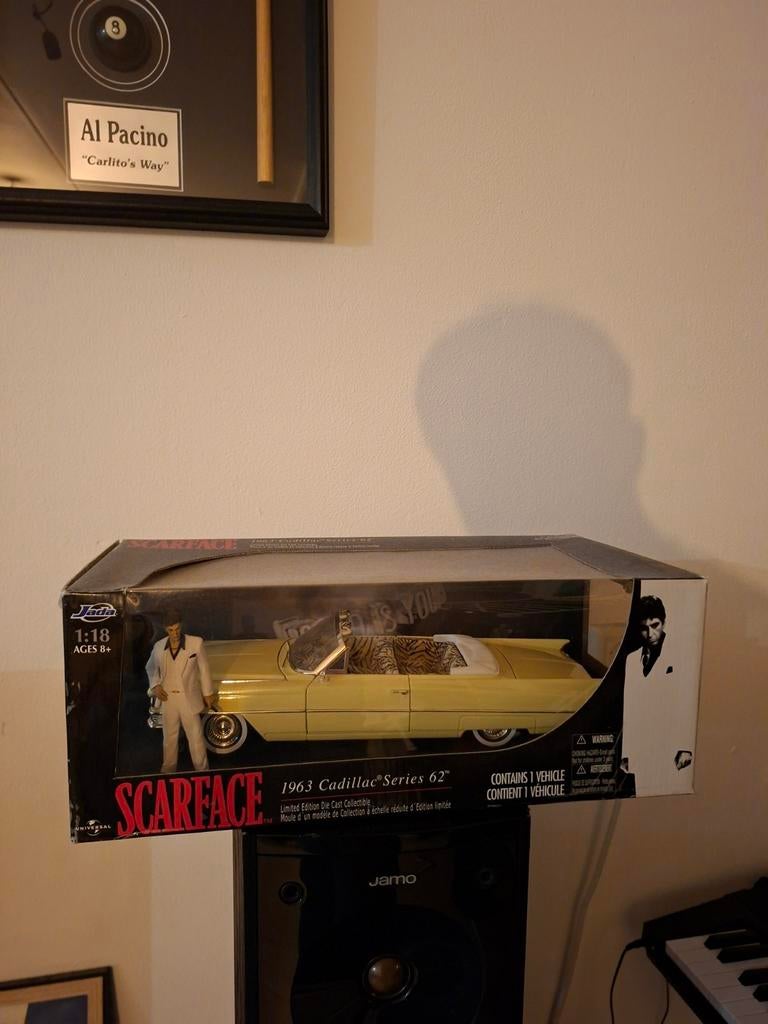 Scarface Cadillac Series 62 1:18, Ophalen of Verzenden