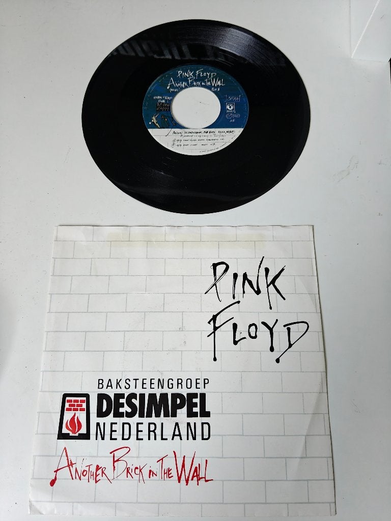 Pink Floyd - Another Brick in the wall Promo DESIMPEL 7 inch, Cd's en Dvd's, Ophalen of Verzenden, Zo goed als nieuw, Pop