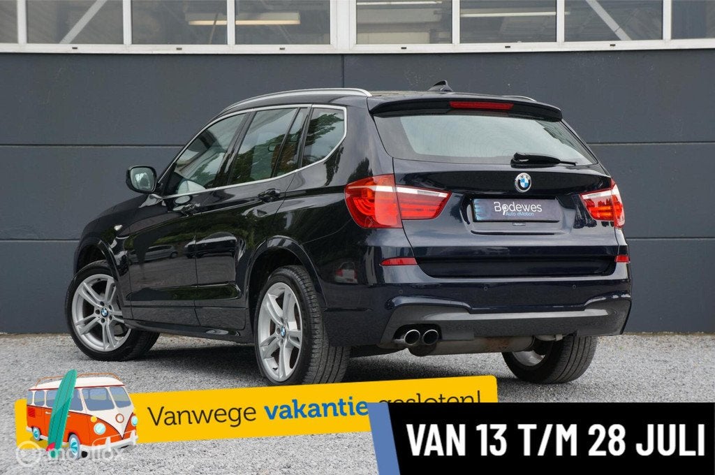 BMW X3 xDrive35i M-Sport High Executive Navi Cruise Leder !, Auto's, Gebruikt, Zwart, Vierwielaandrijving, 129 €/maand