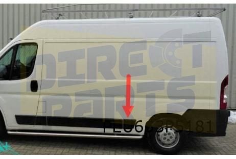 Citroen Jumper / Fiat Ducato / Peugeot Boxer stootlijst zijp