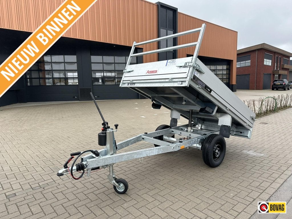 Anssems enkelasser kipper KLT- Pro kieper 251x150cm, Auto diversen, Aanhangers en Bagagewagens, Gebruikt