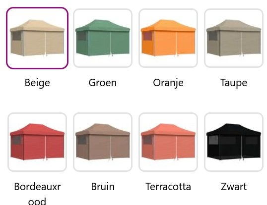 Feesttent Paviljoen Partytent wit 4,1x2,8 m GRATIS BEZORGD!, Opvouwbaar, Partytent, Minder dan 4 meter, Nieuw