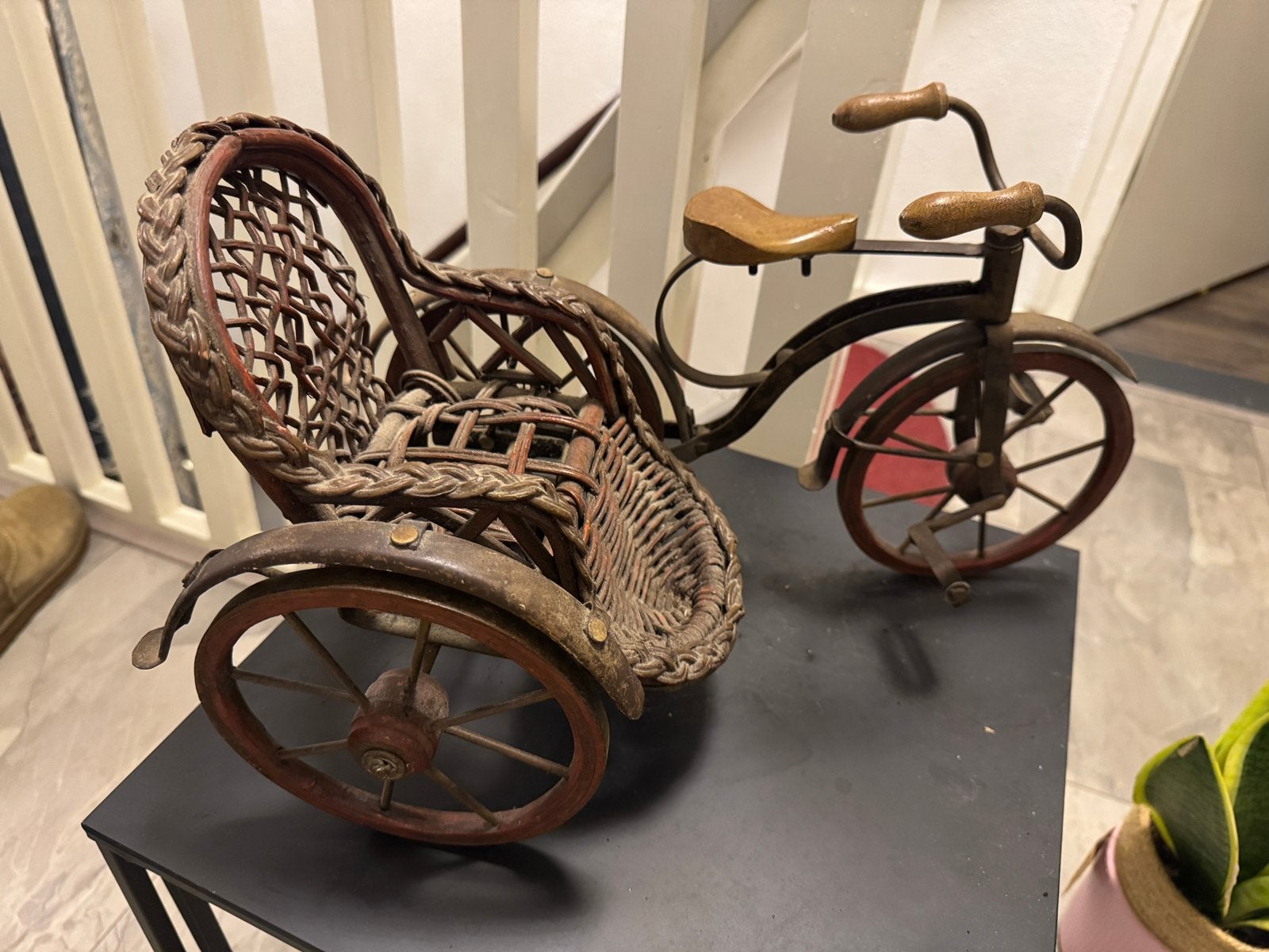Riksja antiek kleine model, Ophalen of Verzenden