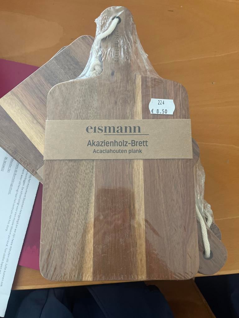 Acaciahouten snijplank / serveerplank, Hout, Snij-/serveerplank, Nieuw, Ophalen of Verzenden