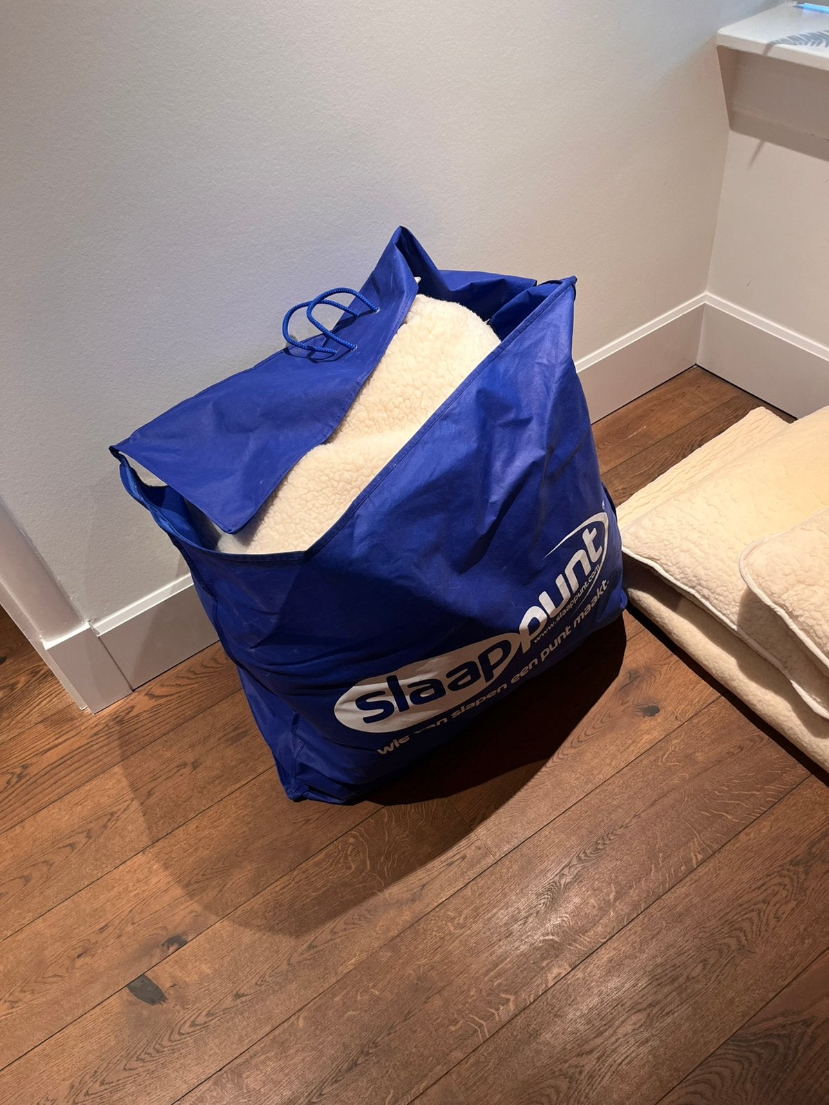 Slaappunt dekbed, kussens en onderdeken., Ophalen of Verzenden, Gebruikt
