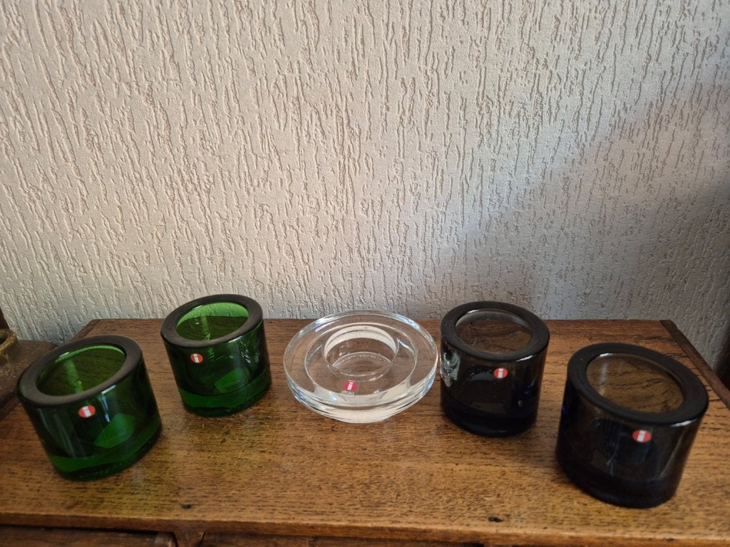 Iittala Waxinelichthouder - Kandelaar, Overige materialen, Meerkleurig, Waxinelichthouder, Ophalen of Verzenden